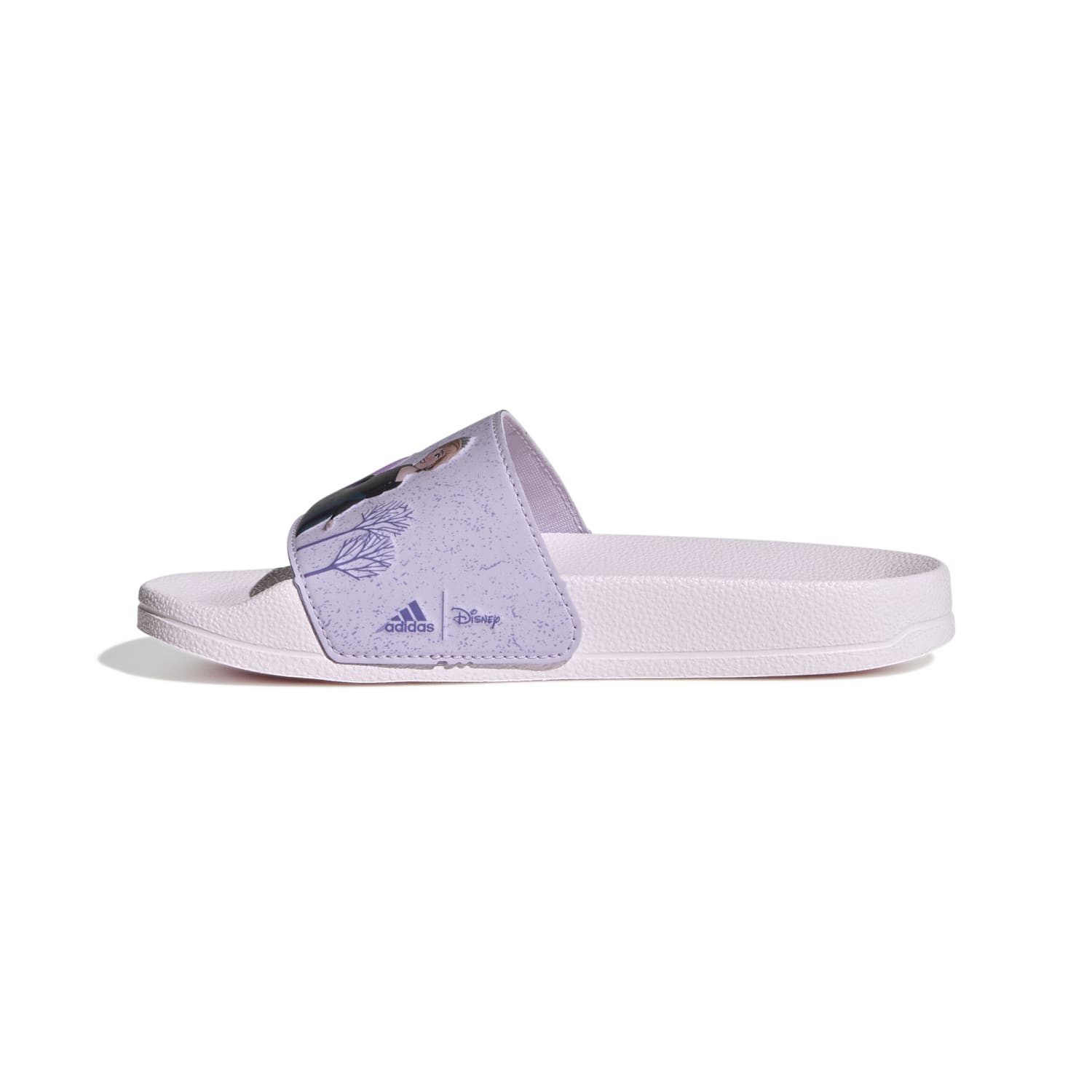 adidas Performance Adilette x Disney Die Eiskönigin Shower fliederviolett Kinder Badeschuh – Bild 4 von 5