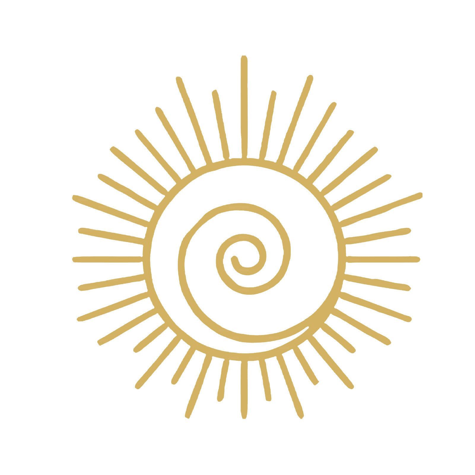 Jumpeak Wanddekoobjekt Sonne und Möwe Metall Kunst Wanddekor, Abstrakter Sonnenaufgang, Sonne, Hergestellt aus Metall,4 Farben,wanddekoration wohnzimmer