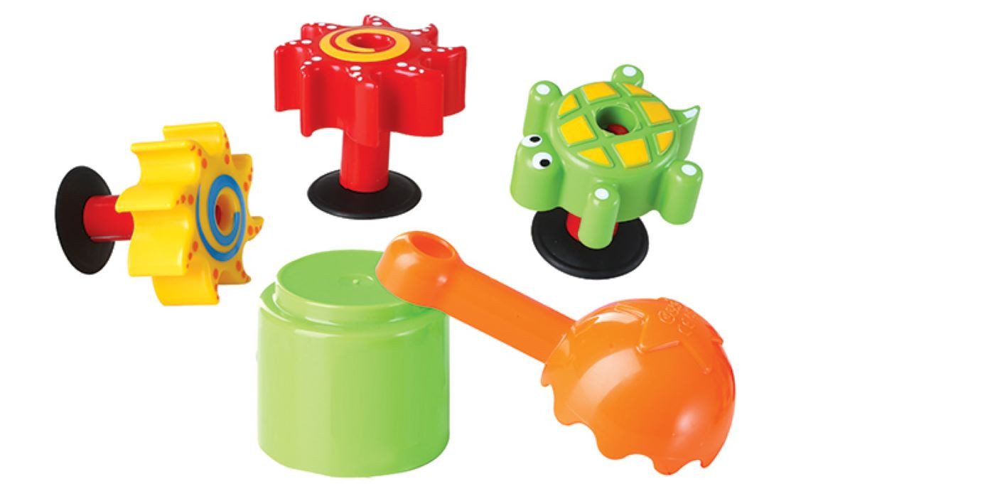 GOWI Badespielzeug Wassermühle Kreativ (5-tlg)