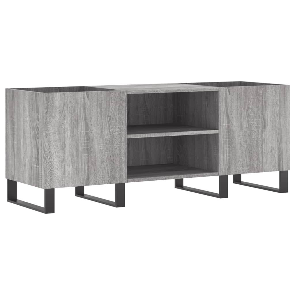 vidaXL Media-Regal Plattenschrank Grau Sonoma 121x38x48 günstig online kaufen