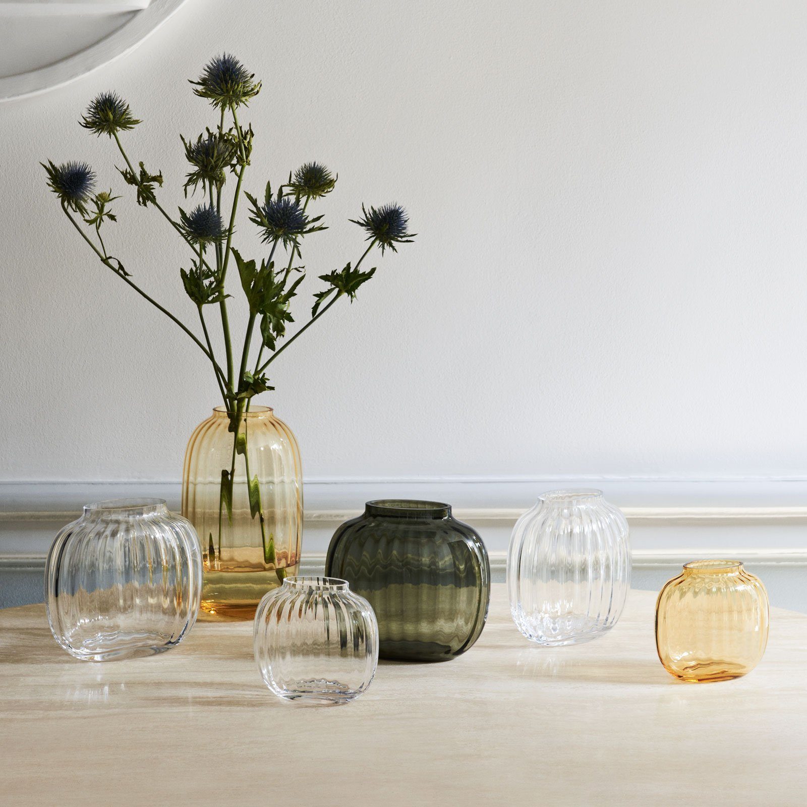 Dekovase HOLMEGAARD (h), Glas amber Vase amber 12,5 PRIMULA (h) cm PRIMULA Vase cm 12,5 Glas