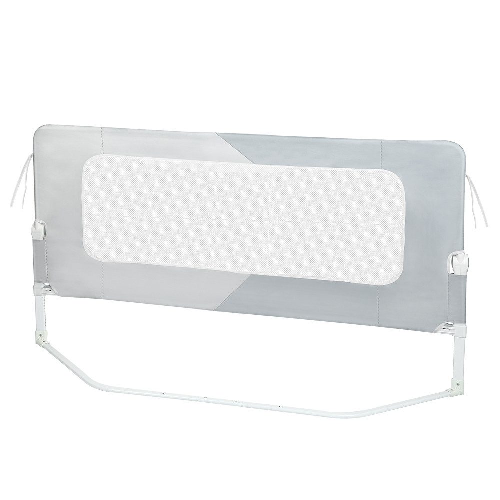 JEOBEST Bettschutzgitter Portable Bed Rail, Klappbares Bettgitter, Kinderbettgitter, (1St)150/180/200cm, Netzgewebe, Einfache Montage, Robuste Konstruktion