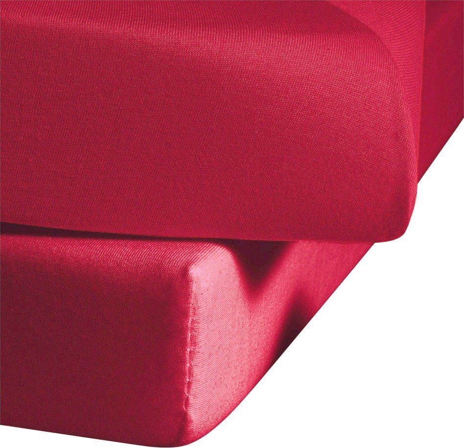 fleuresse Betttuch Colours, Mako-Satin, Gummizug: ohne, günstig online kaufen