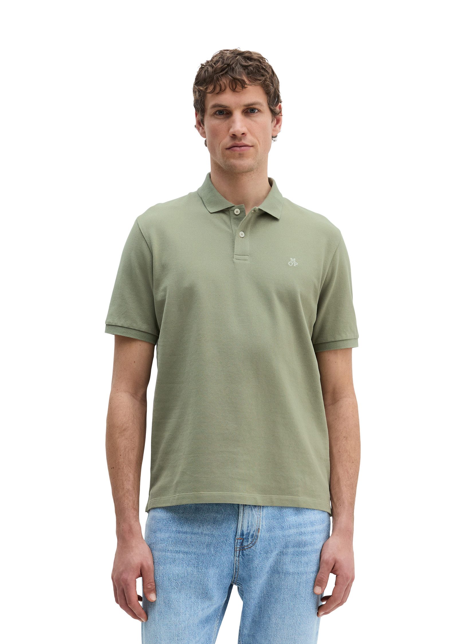 Marc O'Polo Poloshirt mit kleiner Label-Stickerei