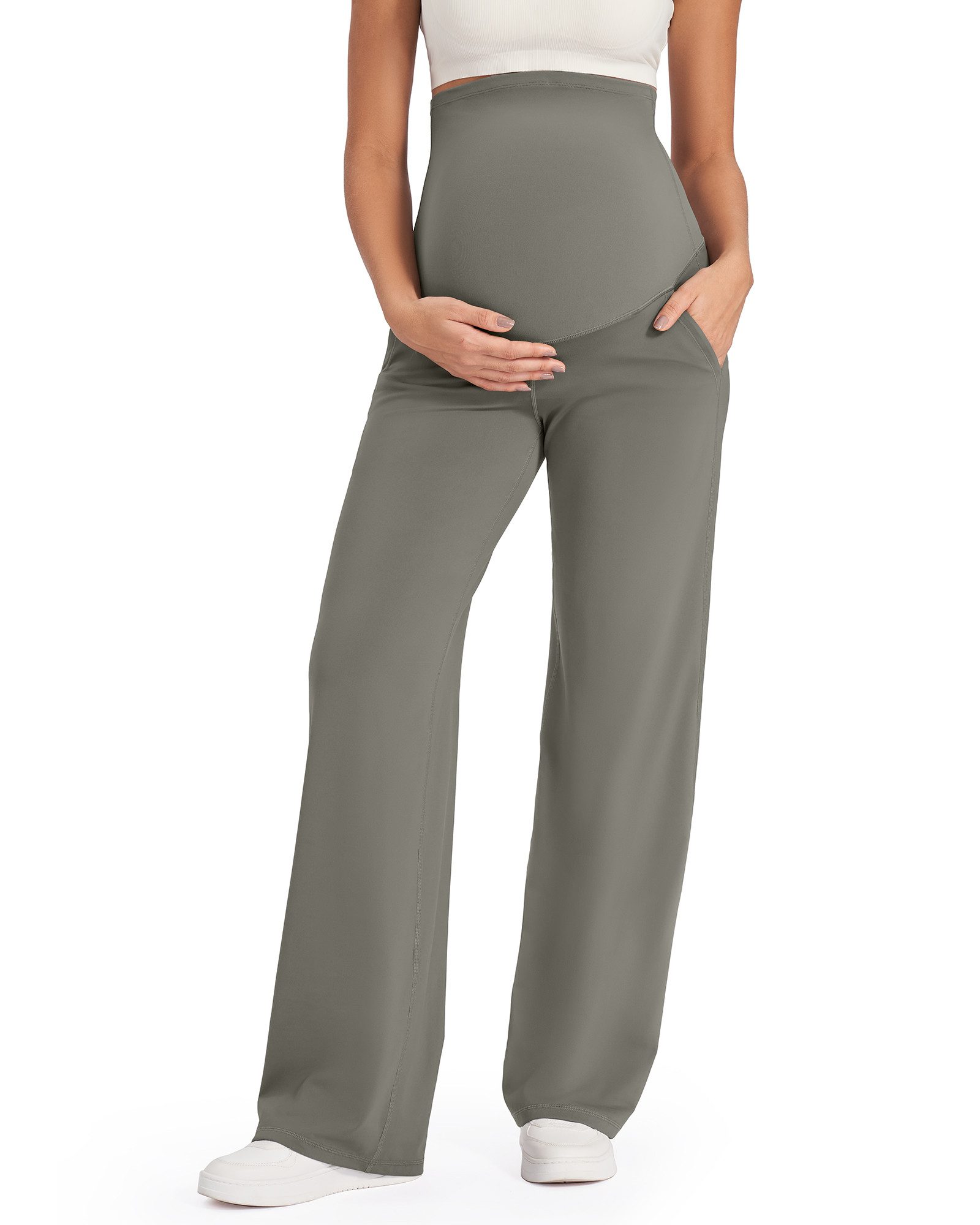 G4Free Umstandshose Damen Umstandshose Jogginghosen Slim Fit Yogahose Arbei günstig online kaufen