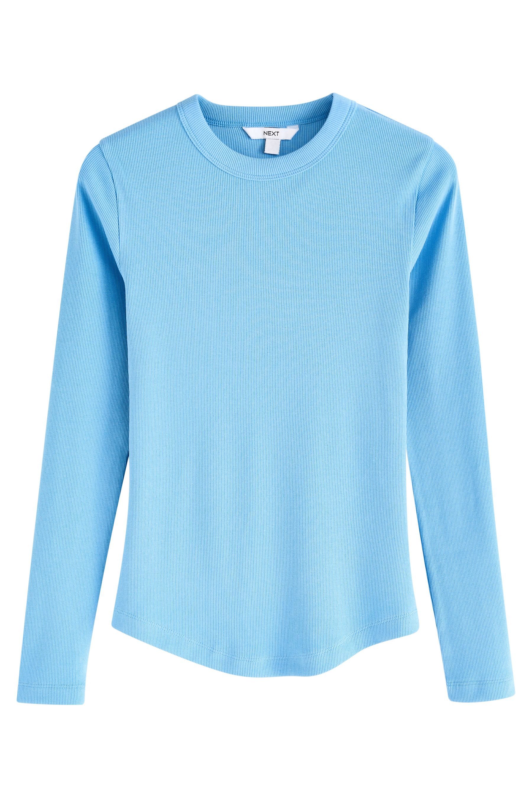 Next Langarmshirt Langärmeliges Sweatshirt mit Rundhalsausschnitt günstig online kaufen