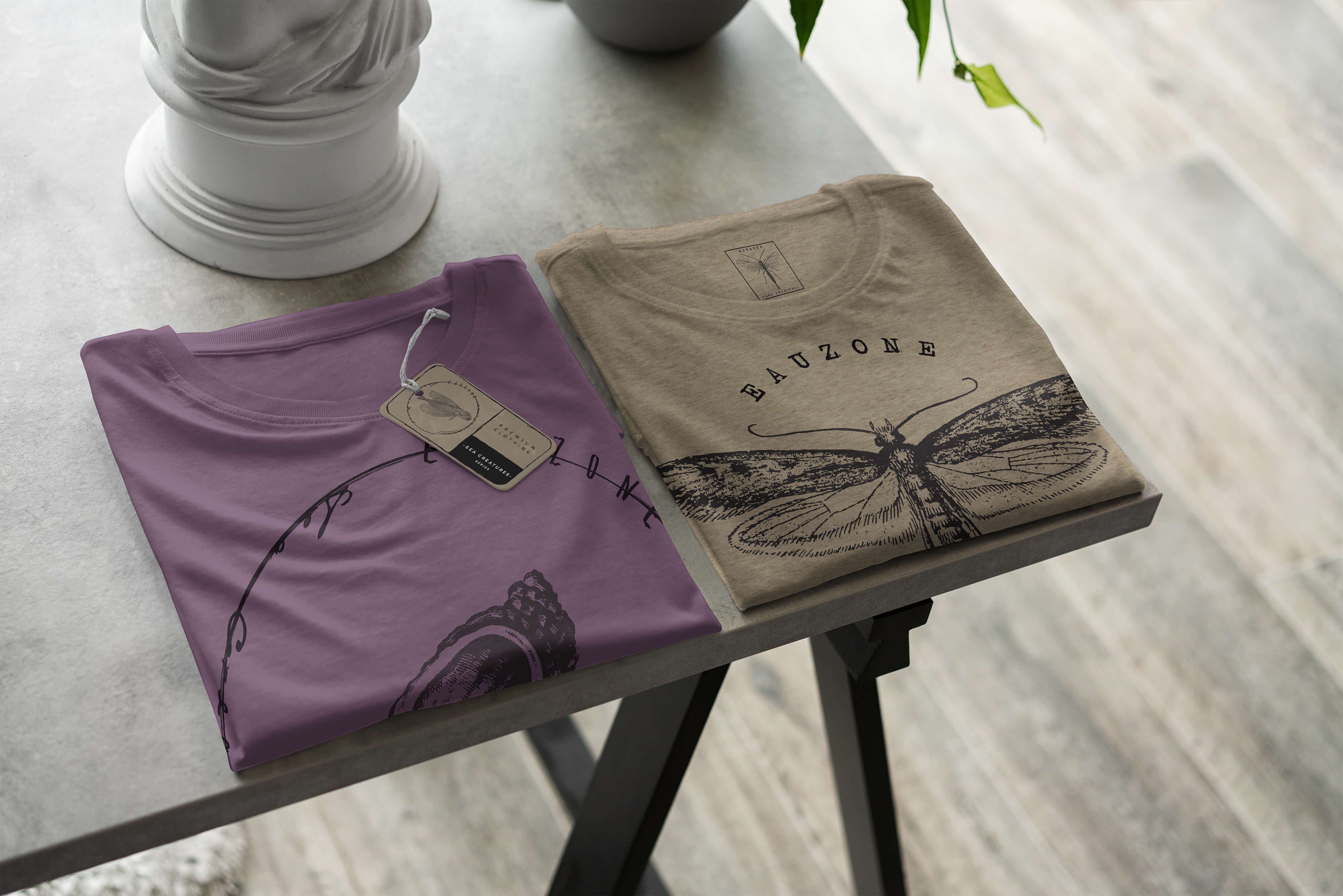 T-Shirt Tiefsee Schnitt Sinus Shiraz sportlicher Serie: T-Shirt Struktur und - 007 Creatures, Art Sea / Fische feine Sea