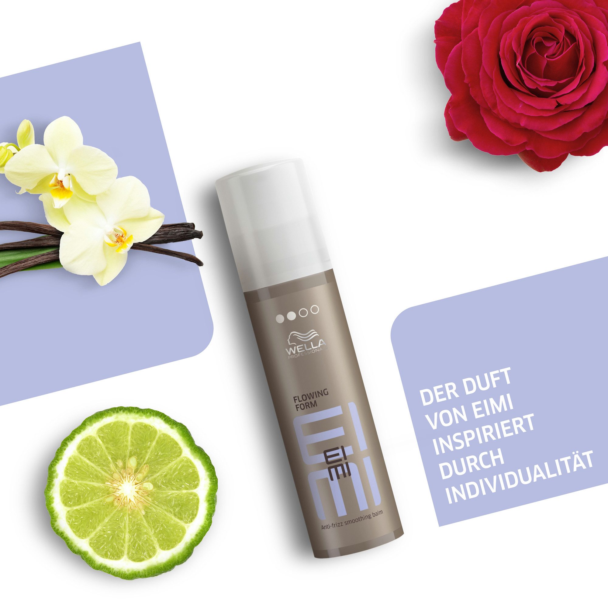 Wella Professionals Glättungsbalsam EIMI FLOWING FORM, glättend, Anti-Frizz, schützt vor HItzeschäden beim Styling