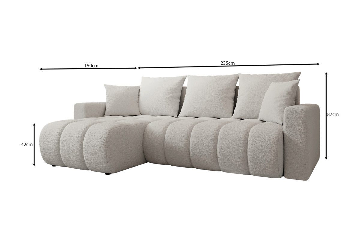 Luxusbetten24 Schlafsofa Designer Sofa Giulio L, mit Stauraum und Schlaffunktion – Bild 5 von 5