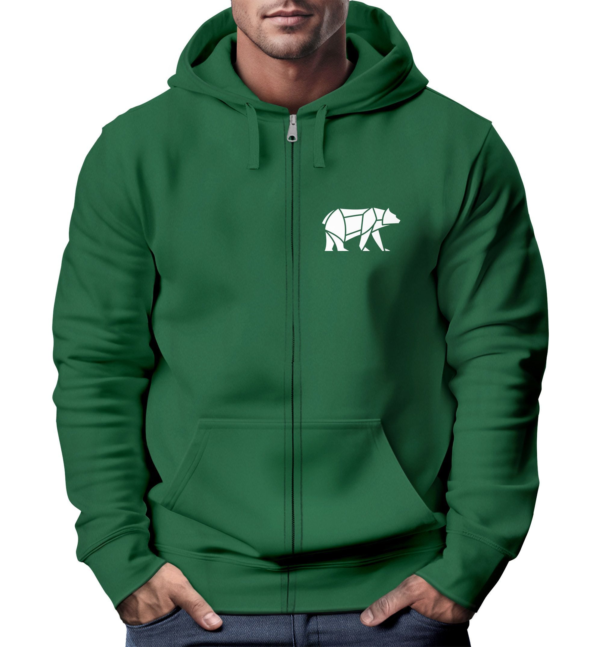 Neverless Sweatjacke Zip-Hoodie Sweatjacke mit Kapuze günstig online kaufen