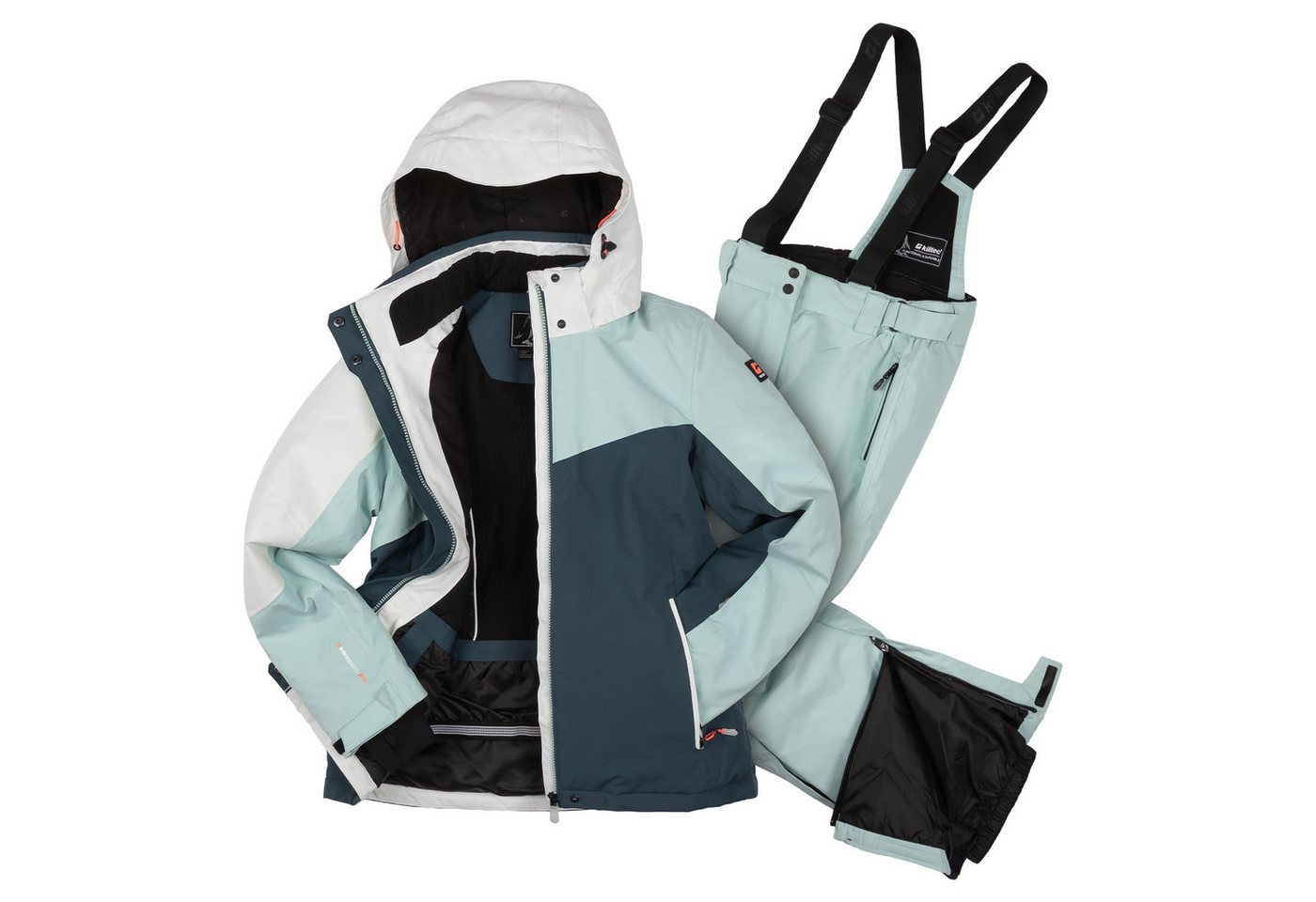 Killtec Skianzug Damen Skijacke + Skihose, wasserdicht verschweißte Nähte - atmungsaktiver Stoff