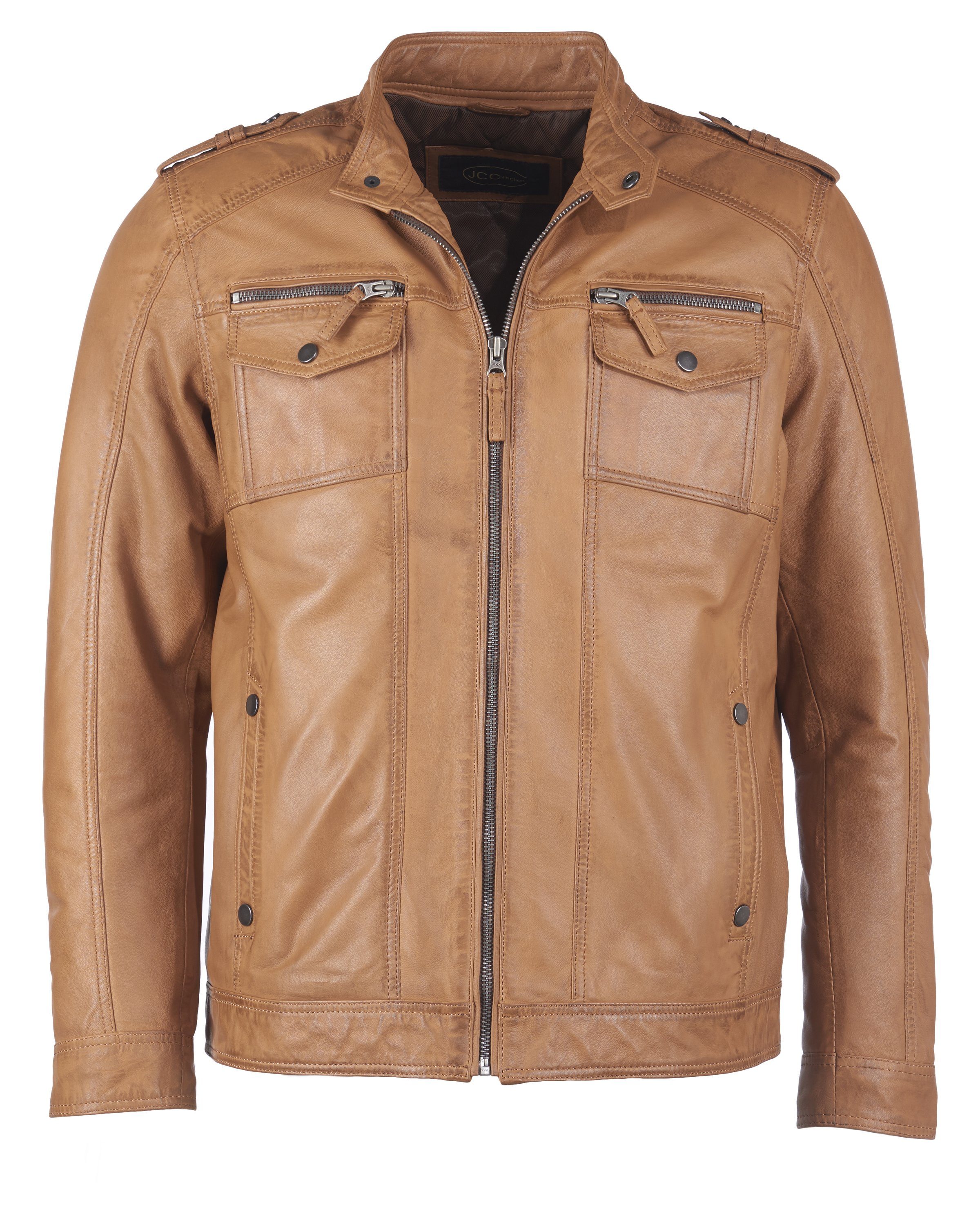 Bikerjacke 1101019-2 cognac JCC