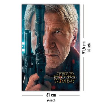 PYRAMID Poster Star Wars Episode 7 Poster Han Solo 61 x 91,5 cm