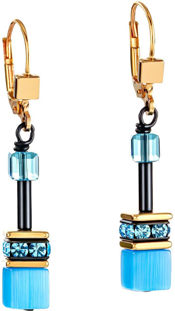 COEUR DE LION Paar Ohrhänger Schmuck Geschenk Edelstahl GeoCUBE® Iconic Fes günstig online kaufen