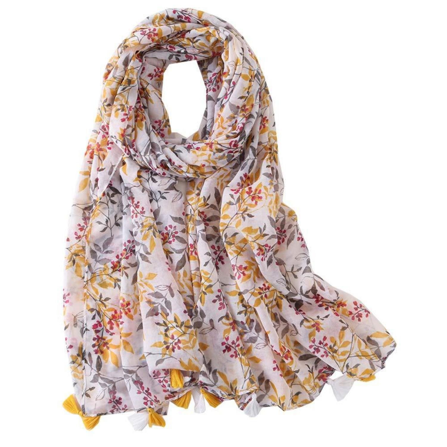 LuxusKollektion Halstuch Halstuch Damen Paisley One size, (1-St)