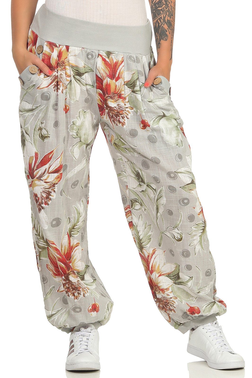 CLEO STYLE Stoffhose Damen Sommerhose 400 günstig online kaufen