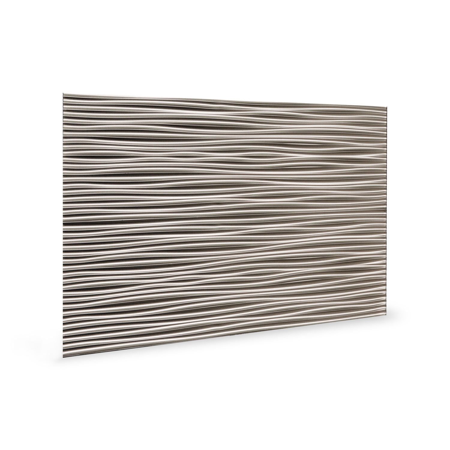 Profhome 3D Wandpaneel, BxL: 60x61 cm, 0.29 qm, (Wandpaneel-Set, 6-tlg., Wandverkleidung Wilderness Brushed Nickel) glänzend bronze