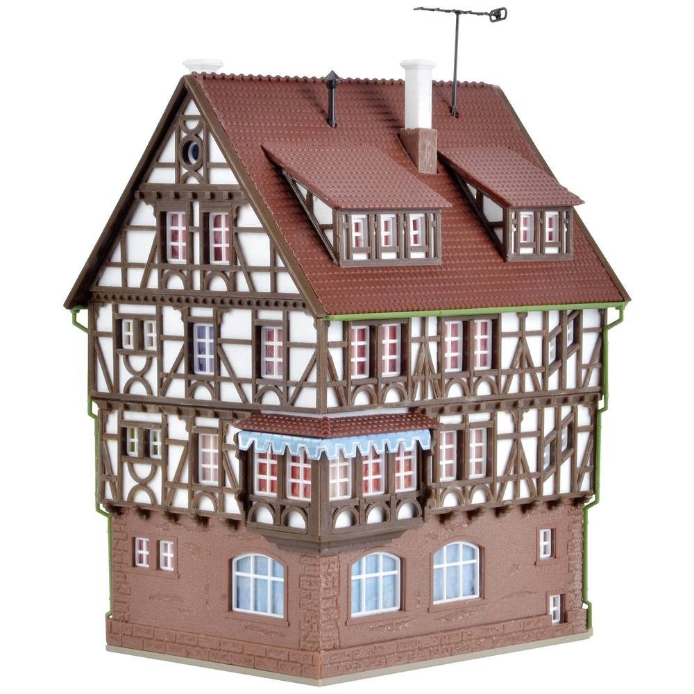 Modelleisenbahn-Gebäude N Fachwerkhaus