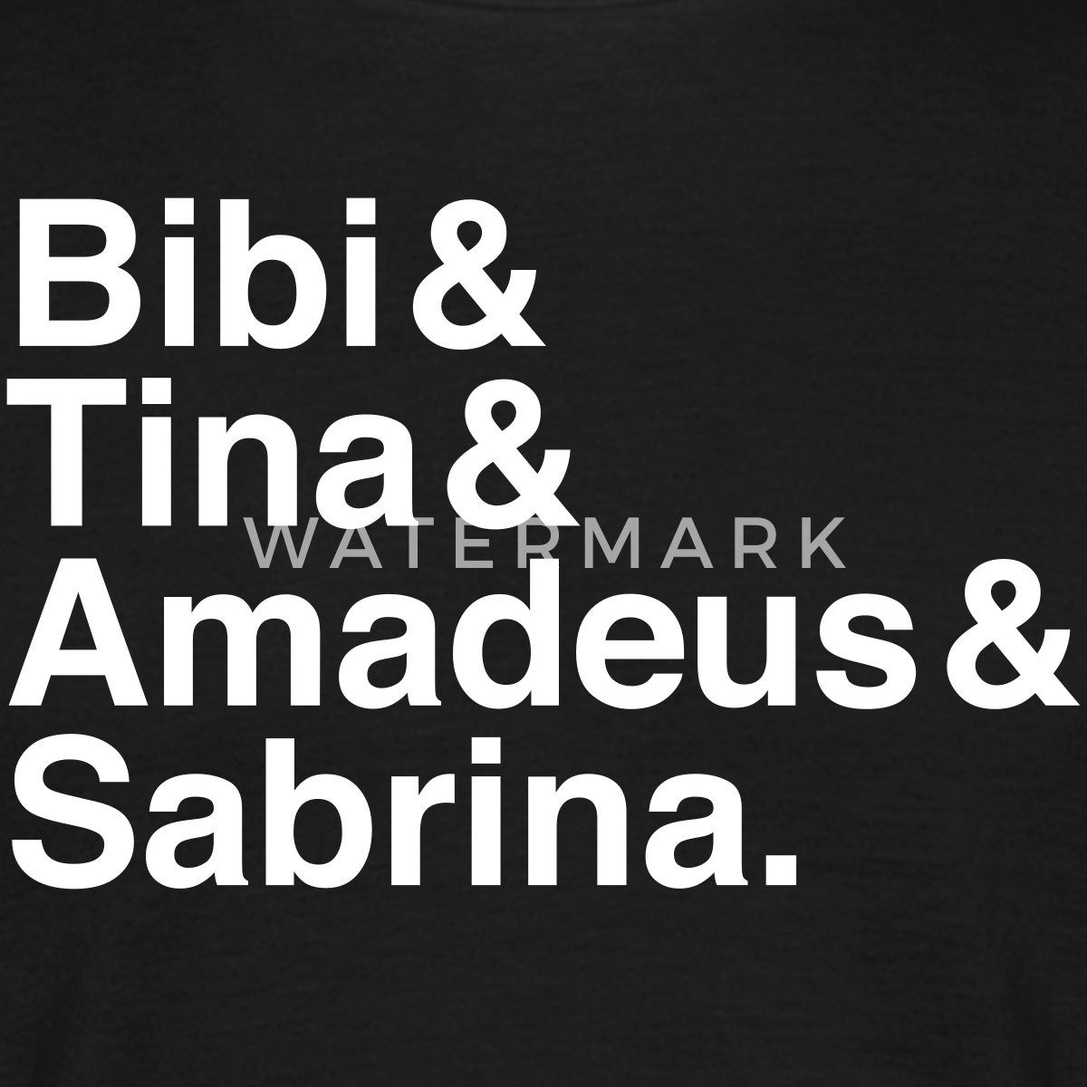 Spreadshirt T-Shirt Bibi Und Tina Amadeus günstig online kaufen