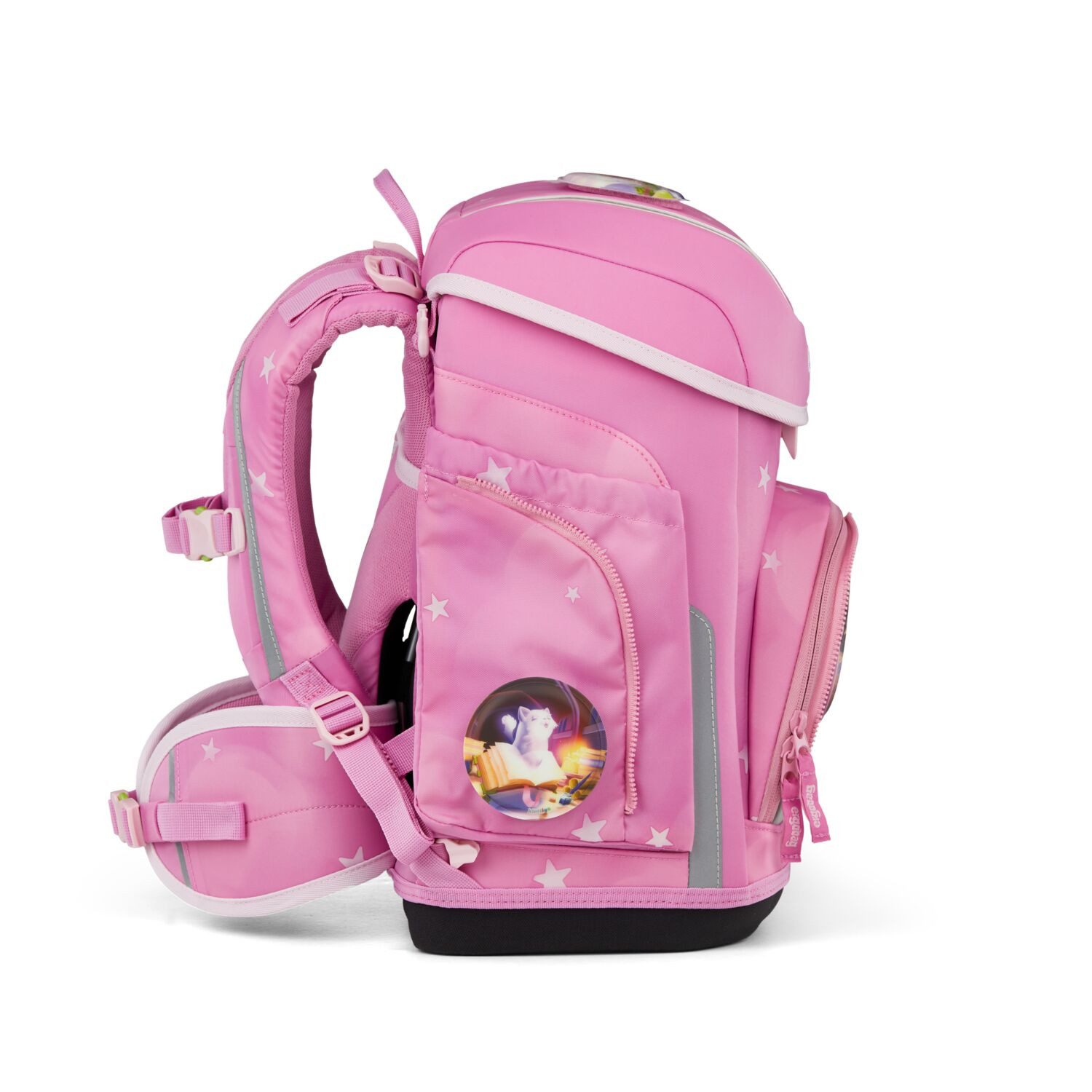 ergobag Schulranzen Schulranzen-Set CUBO WolkenzauBär 5-teilig, 25/26 (5-teilig), ergonomisch, höhenverstellbar, Your-Size-System, ab 1. Klasse – Bild 5 von 5