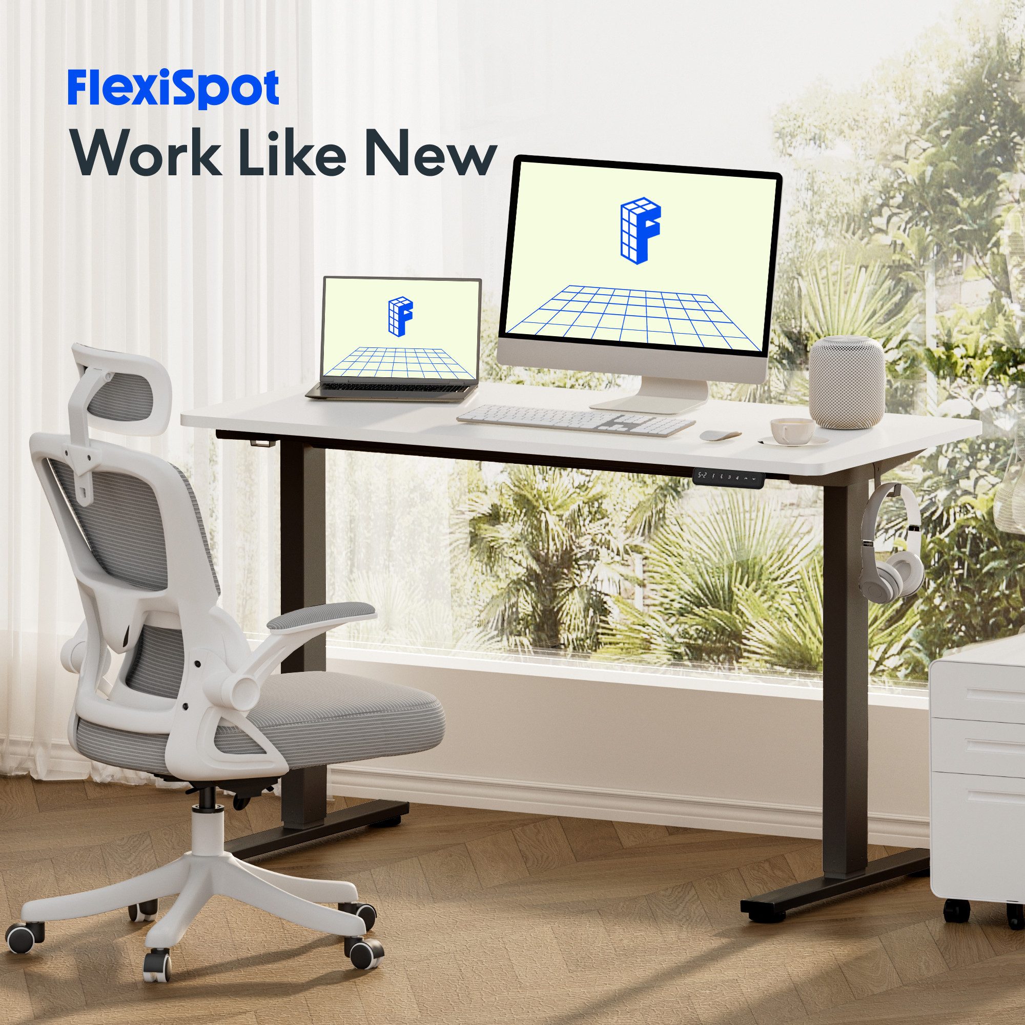 FLEXISPOT Schreibtisch Basic Plus Elektrisch höhenverstellbarer günstig online kaufen