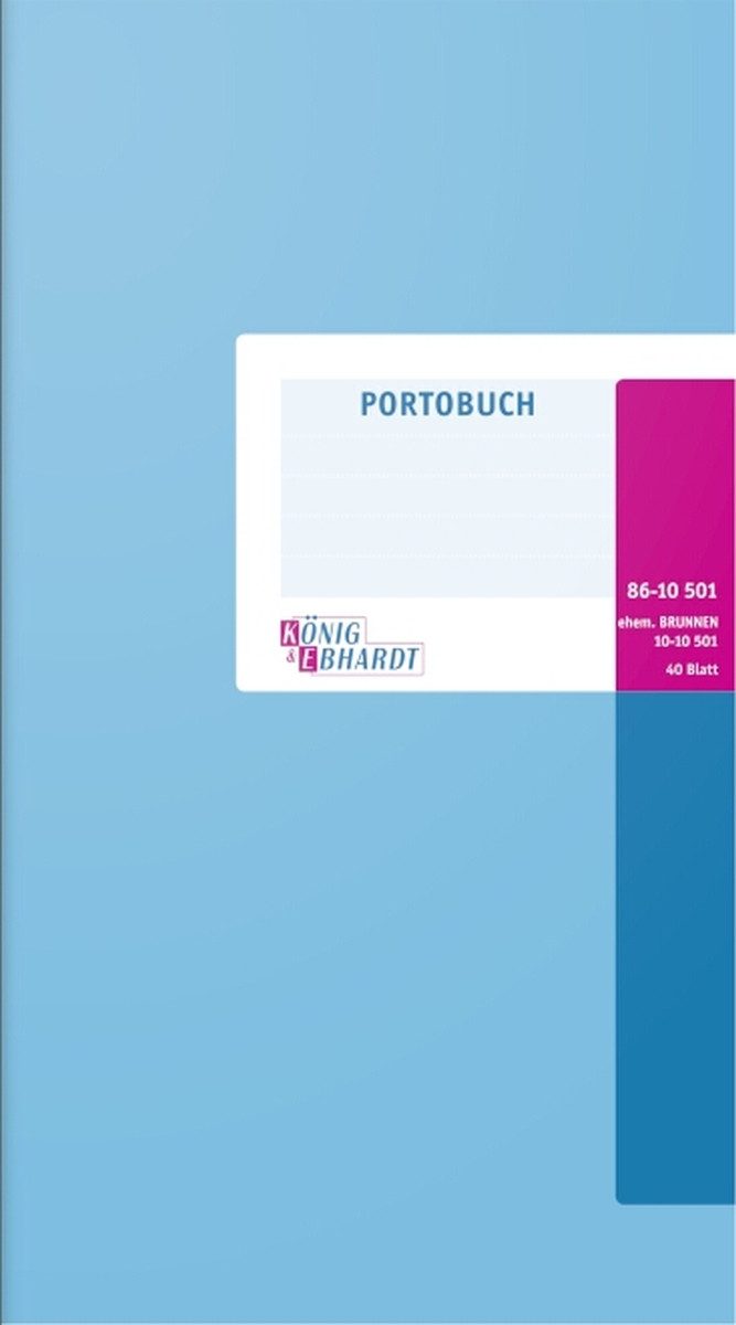 Notizbuch Portobuch 16,5x29,7cm 40 Blatt