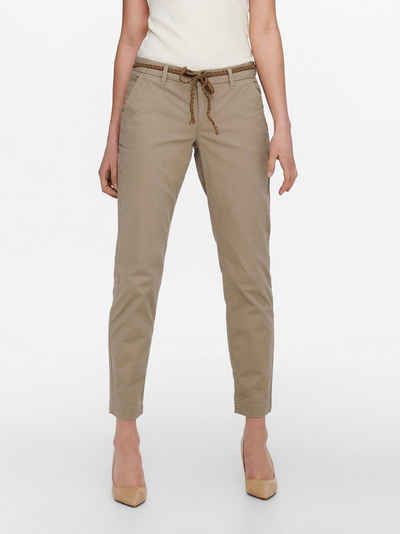 ONLY Chinohose ONLEVELYN REG ANKLE CHINO PANT PNT NOOS