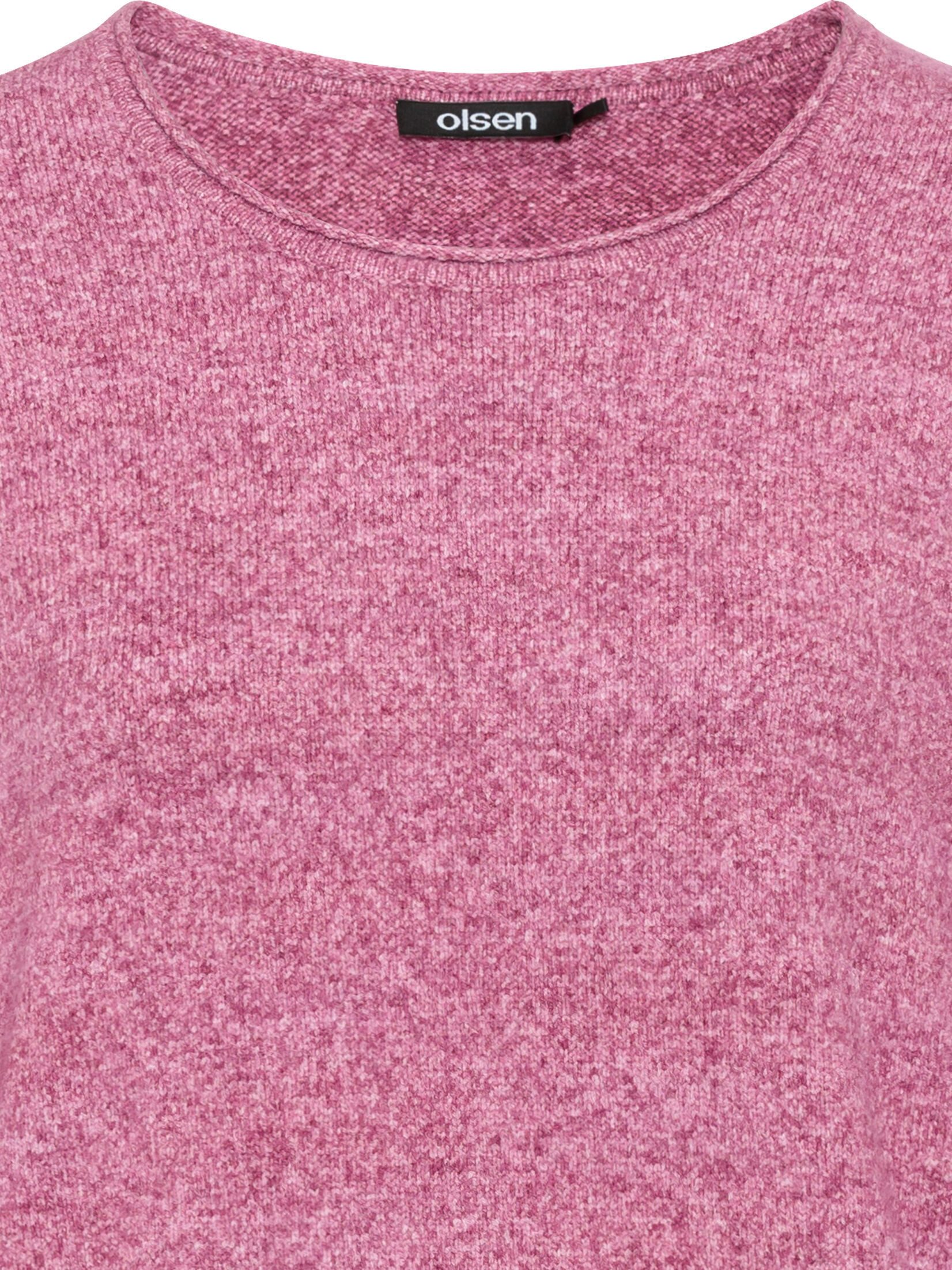 Olsen Rundhalspullover mit Rundhalsausschnitt