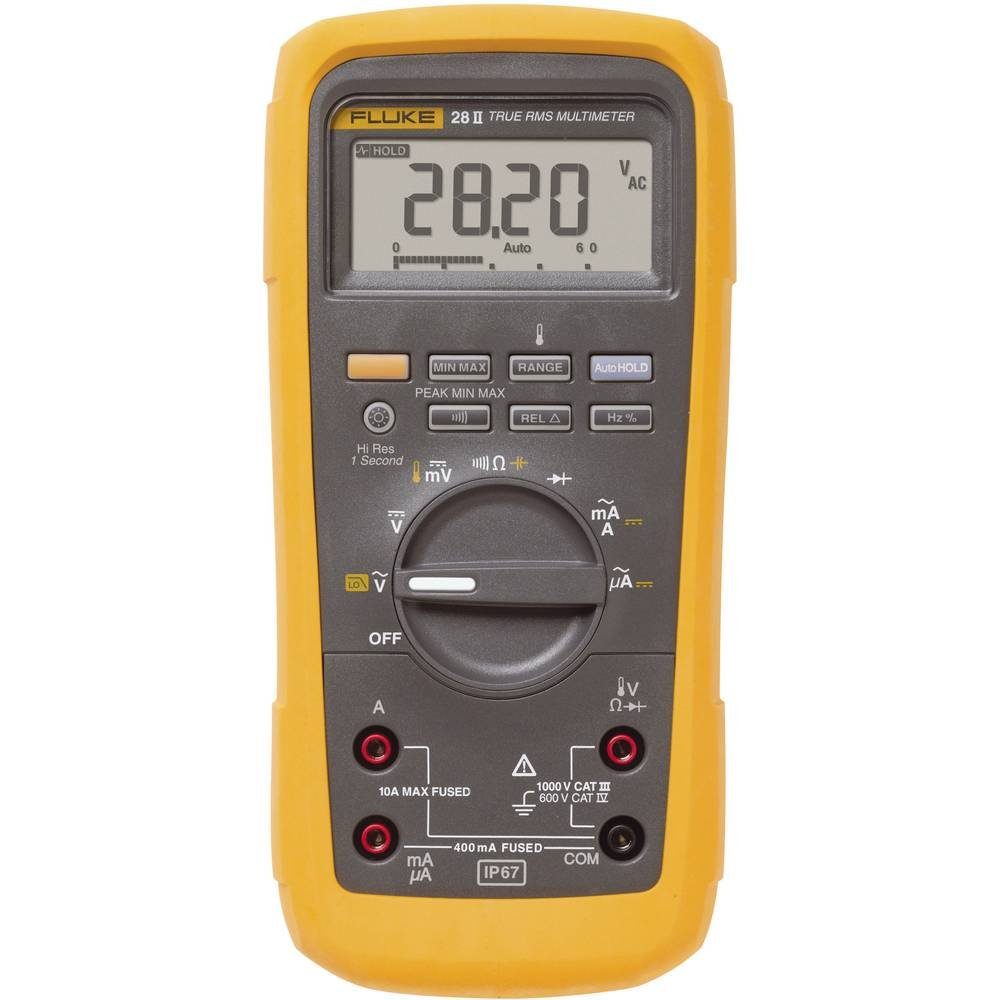 Multimeter 28 Fluke II/EUR, (IP67) Wasserdicht Digital-Multimeter