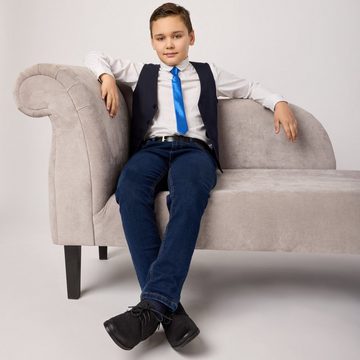 Ladeheid Krawatte Kinder für Jungen - Eleganter glänzender Look TKS 31cm x 4cm (1-St)