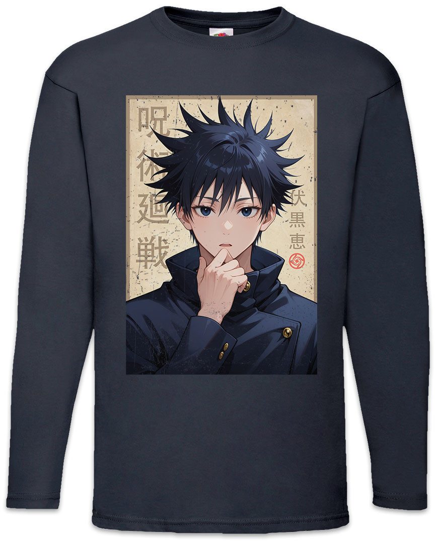 Langarmshirt Megumi Portrait Langarm T-Shirt Yuji Itadori Gojo Kaisen Satoru