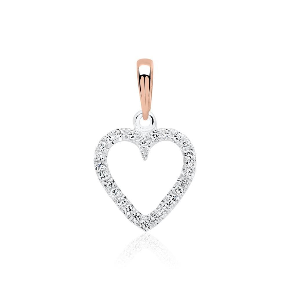 Unique Kettenanhänger Anhänger 14K Wei...