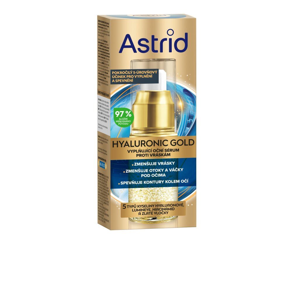 Astrid Körperpflegemittel Hyaluronic Gold Anti-Falten-Augenserum 15 ml