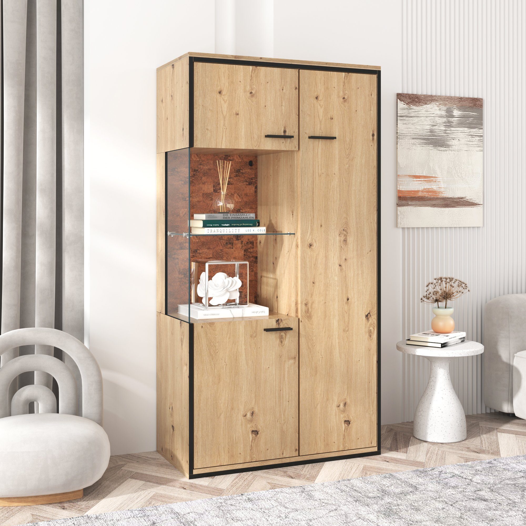 HAUSS SPOLE Vitrine Vitrine Bücherschrank Aktenschrank günstig online kaufen