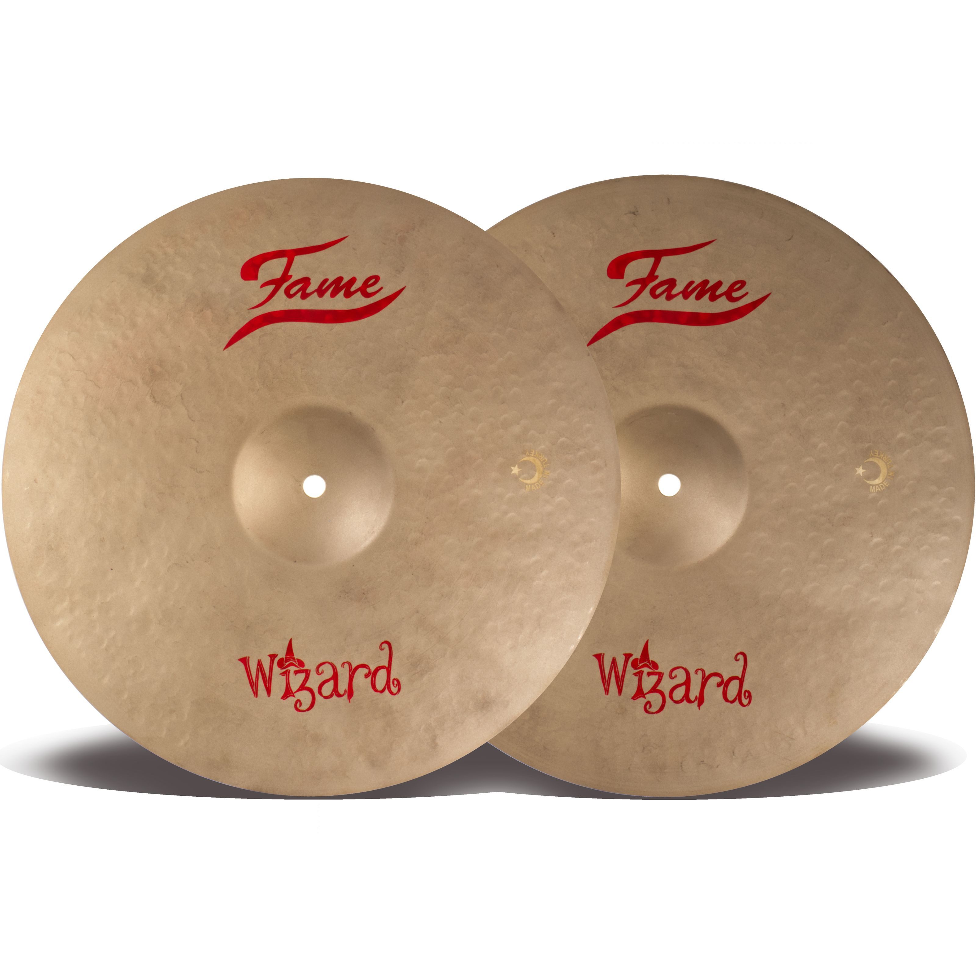 FAME Becken,Wizard 15" HiHat Handgehämmerte B20 Bronze Sandgestrahlt Thin Dunkler Vintage Trockener Sound Ideal für Studio und Bühne Einzigartiges Unikat aus der Türkei", Cymbals, Hi Hats, Wizard HiHat, Handgehämmelt, B20 Bronze