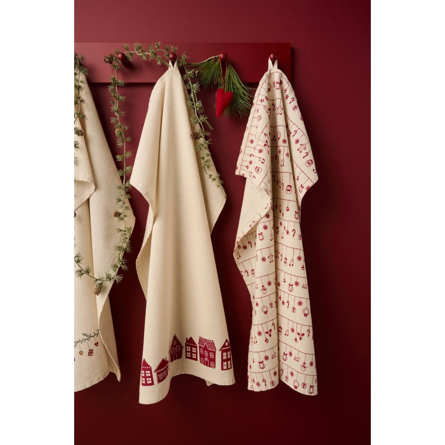 Ib Laursen Geschirr Ib Laursen Geschirrtuch Hollie Weihnachtsschmuck an Sch günstig online kaufen