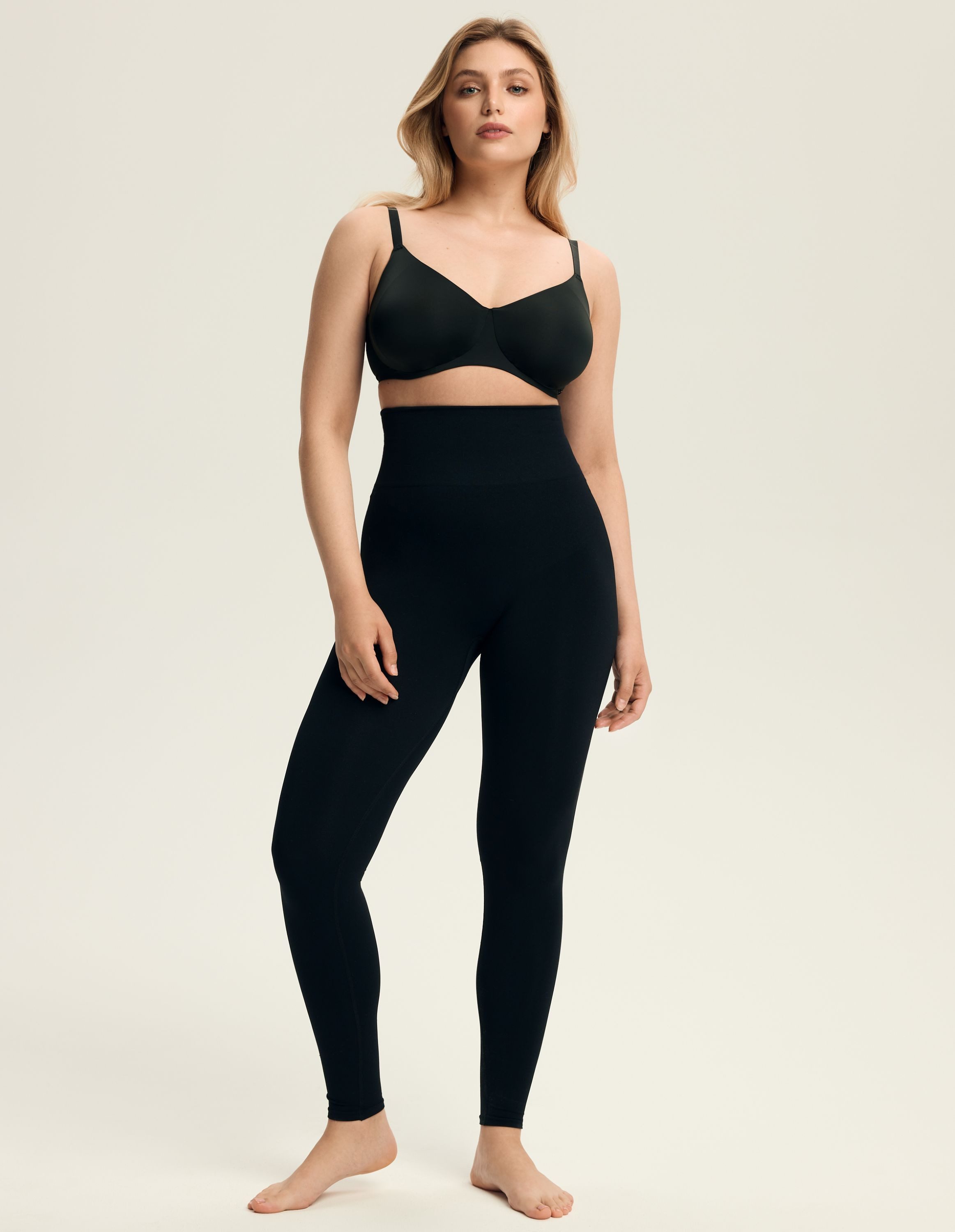 ESOTIQ Shapingleggings Shapewear leggings Figurformende hoher Taille bequem Alltag Shrinky (1-tlg)