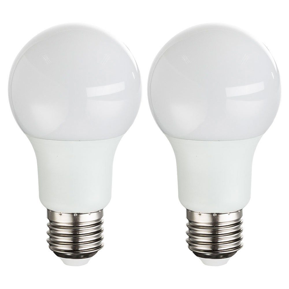 2er LED-Leuchtmittel, Kugel Watt 810 Birne Set Lampe Globo 3000K 9 LED E27 Leuchtmittel