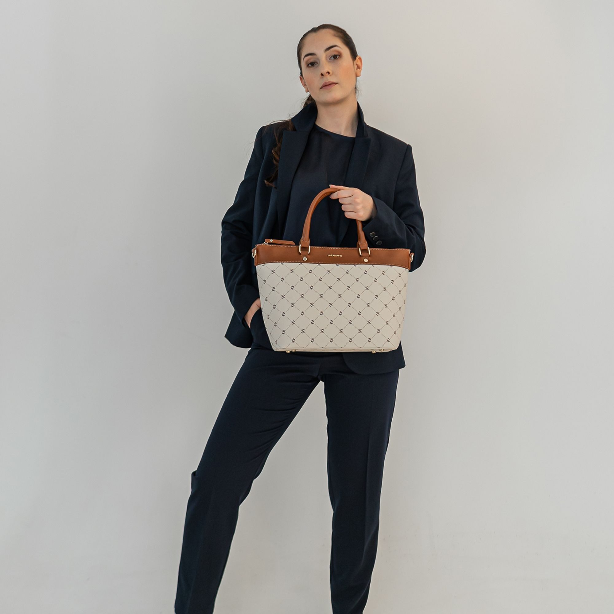 Lazarotti Henkeltasche Palermo Handtasche 29 cm – Bild 5 von 5