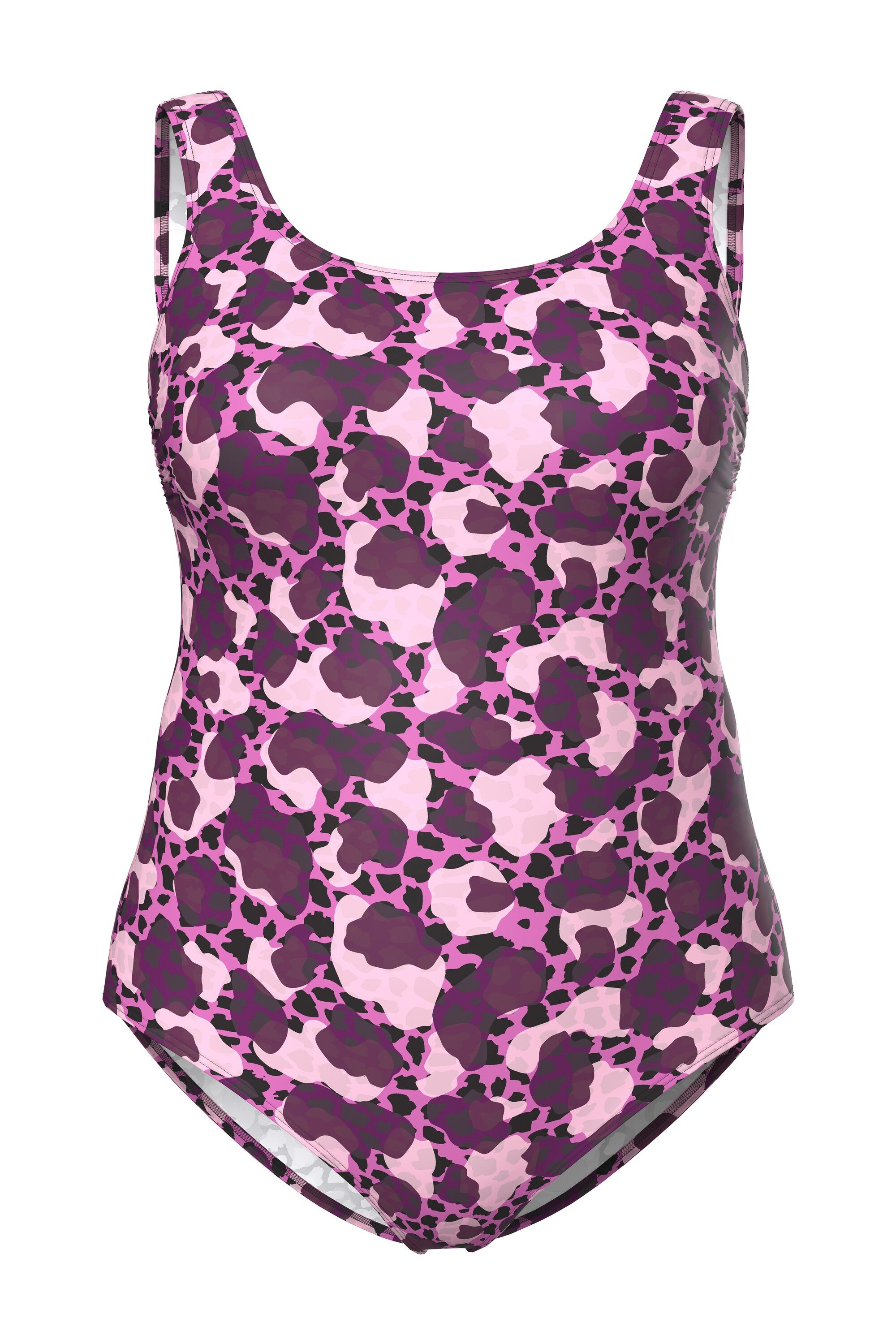 Ulla Popken Badeanzug Badeanzug Camouflage-/Leo-Muster ohne günstig online kaufen