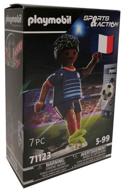 Playmobil® Spielfigur Playmobil 71123 Sports & Action Fußballspieler 7,5 cm Frankreich A Tri