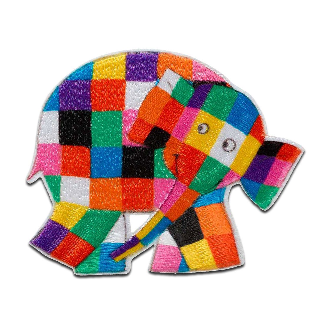 Mono-Quick Пластырь Bügelbild, Aufbügler, Applikationen, Patches, Flicken, zum aufbügeln, Polyester, Elmer seitlich - Größe: 6 x 7,3 cm