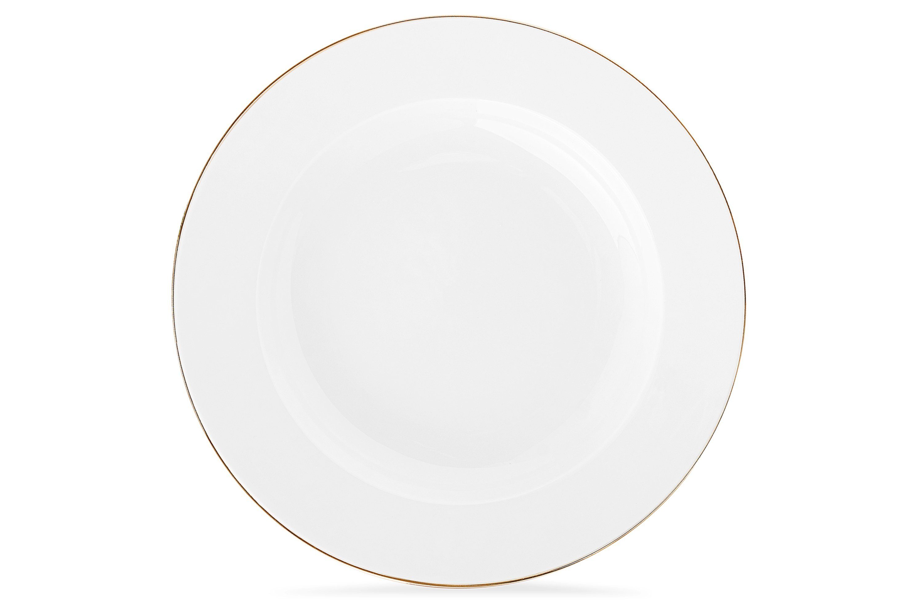 KONSIMO® Teller-Set MUSCARI Suppenteller (6-tlg), 6 Personen, Porzellan, Handwäsche, Rund