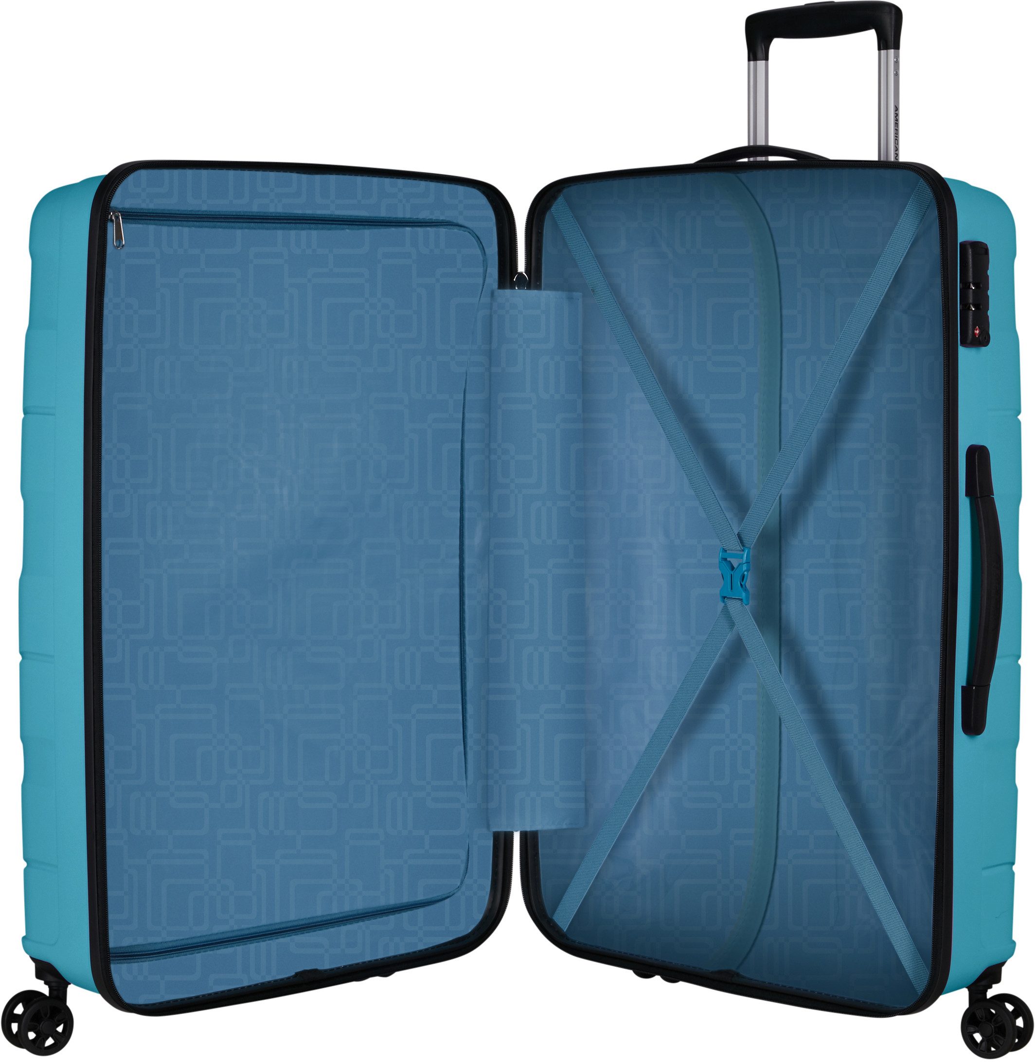 American Tourister® Koffer AMERICAN TOURISTER Jetdriver 3.0 Spinner 55/20 Light Blue