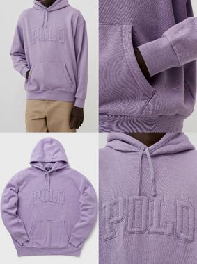 Ralph Lauren Sweatshirt POLO RALPH LAUREN Lilac Big Retro Hoodie Sweater Sweatshirt Hooded Jum