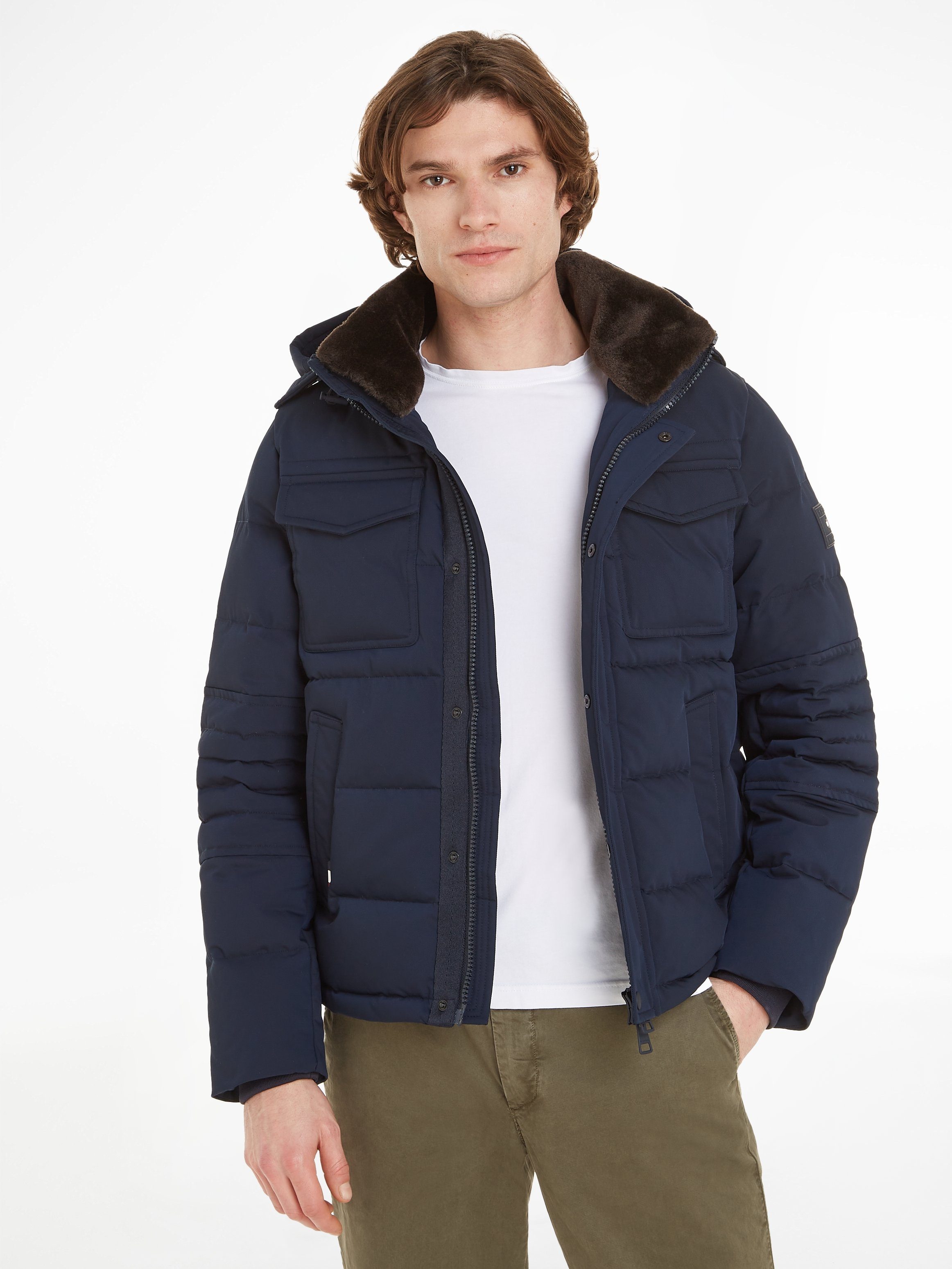 Hilfiger HOODED Sky UTILITY JACKET Desert Steppjacke Tommy ROCKIE