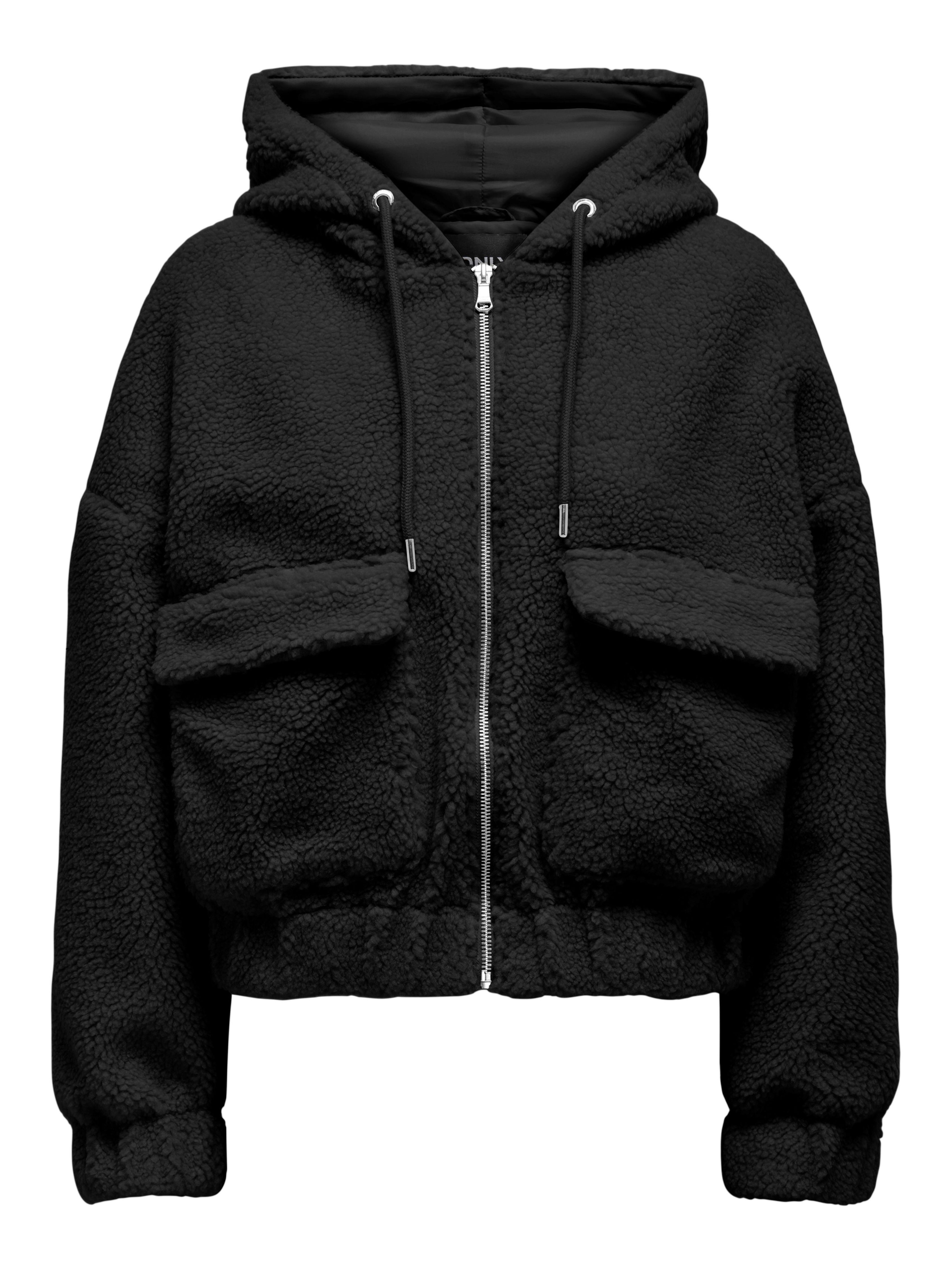 Kapuzenplüschjacke ONLTANJA TEDDY HOOD JACKET OTW NOOS