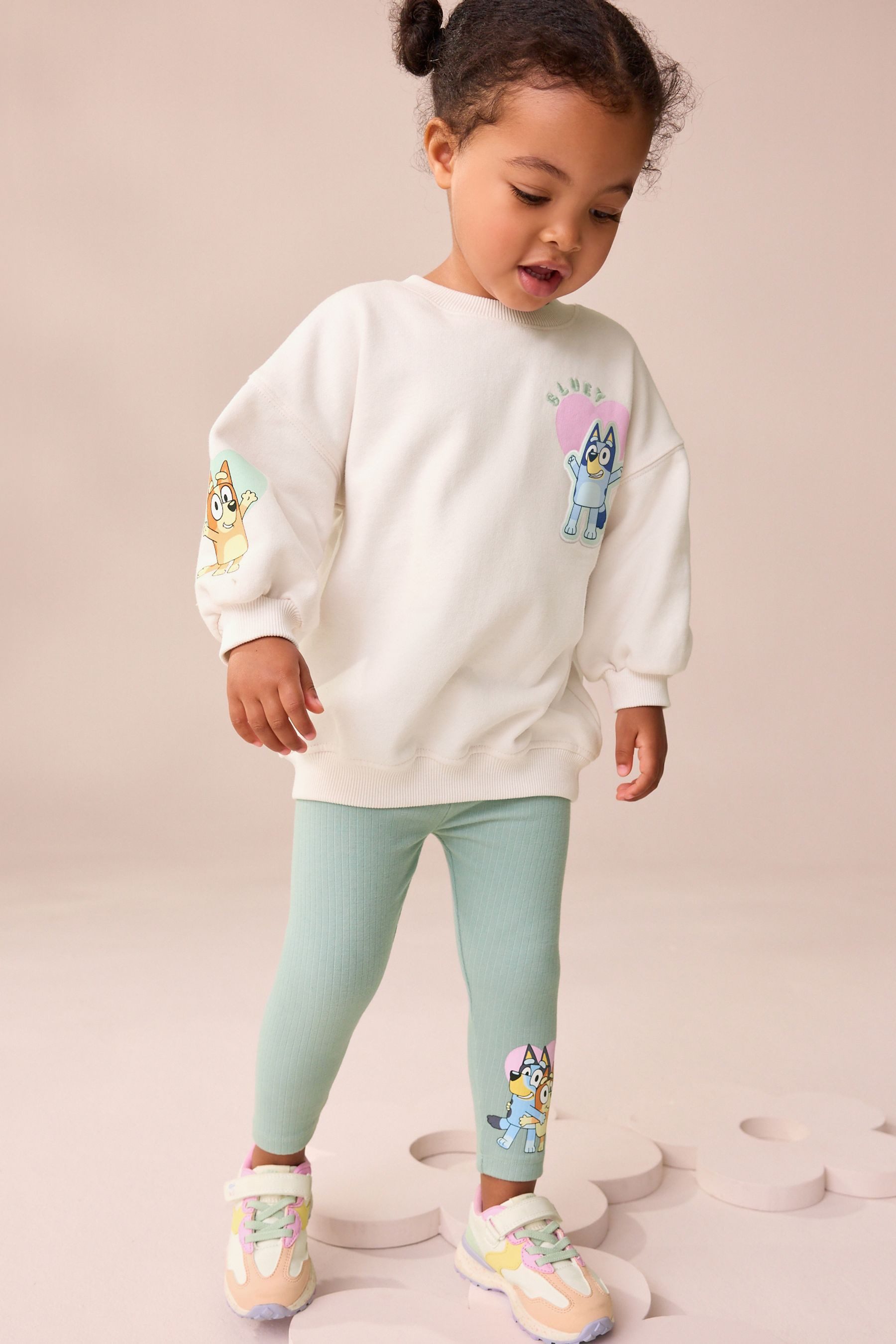 Next Top & Leggings Sweatshirt und Leggings im Set, Bluey (2-tlg)