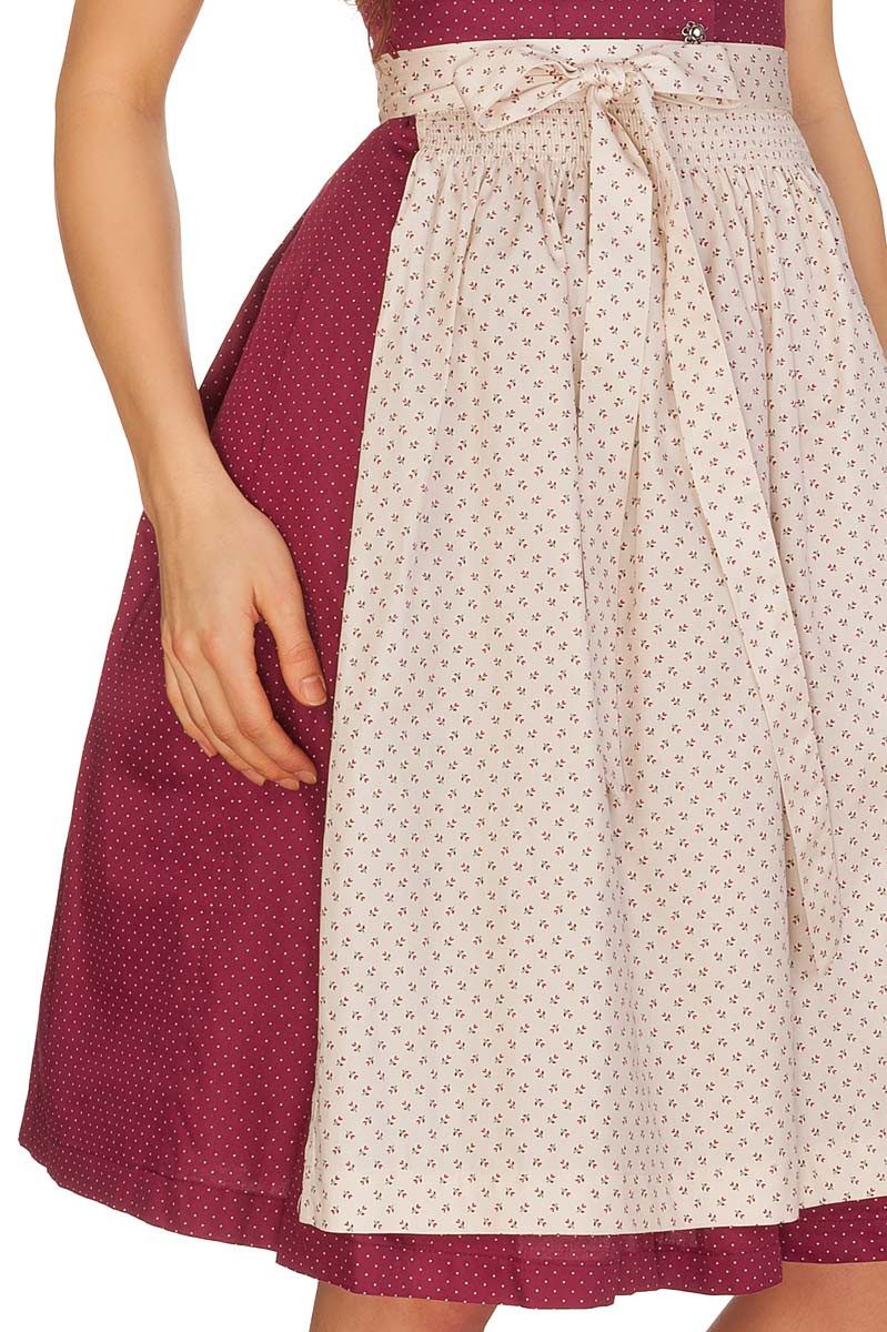 MarJo Dirndl Retro Dirndl 2tlg. - HELENE - brombeer
