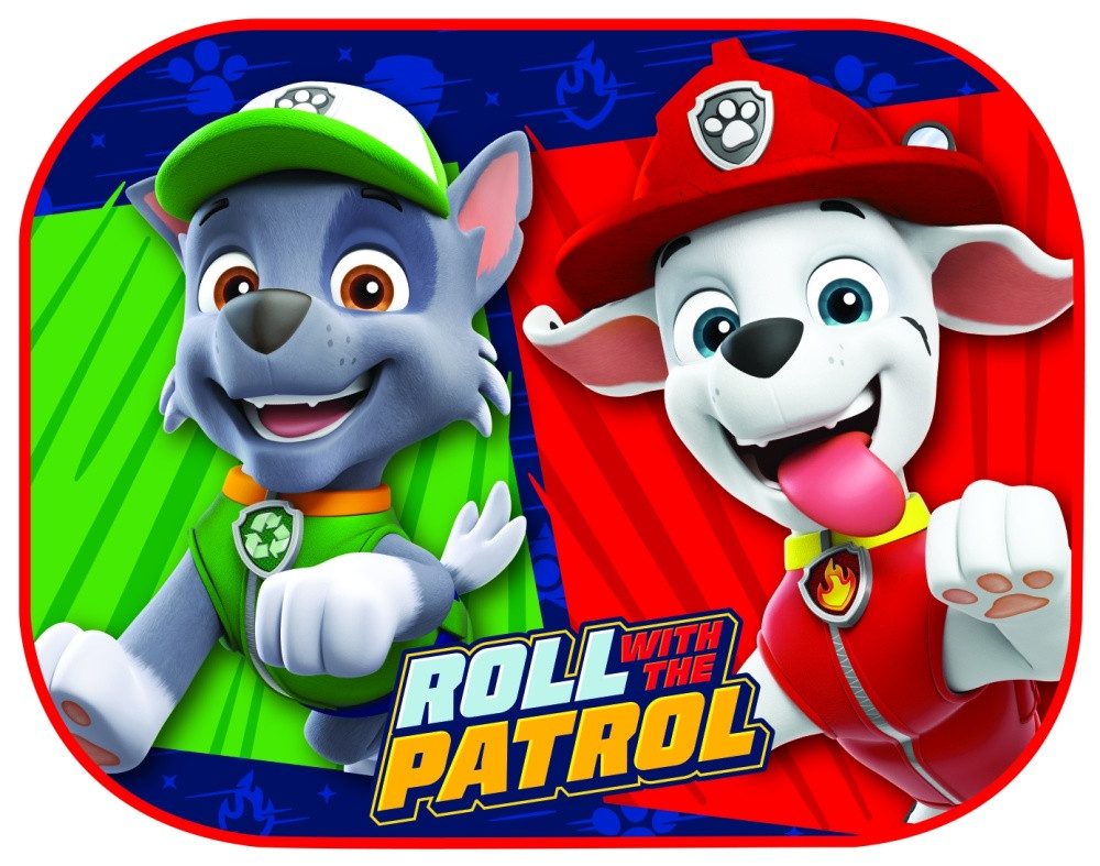 Seven Polska Autosonnenschutz PAW PATROL Boys POWER Auto Sonnenschutz, Schattenspender, 2 Stück, 44 x 35 cm